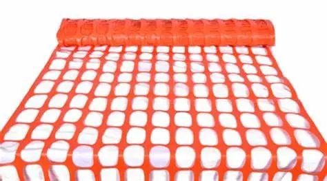 Orange Plastic Fence Mesh Netting Traffic Warning Barrier