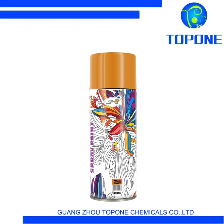 OEM/ODM China Manufacturer Hot Selling Orange Color Paint Spray