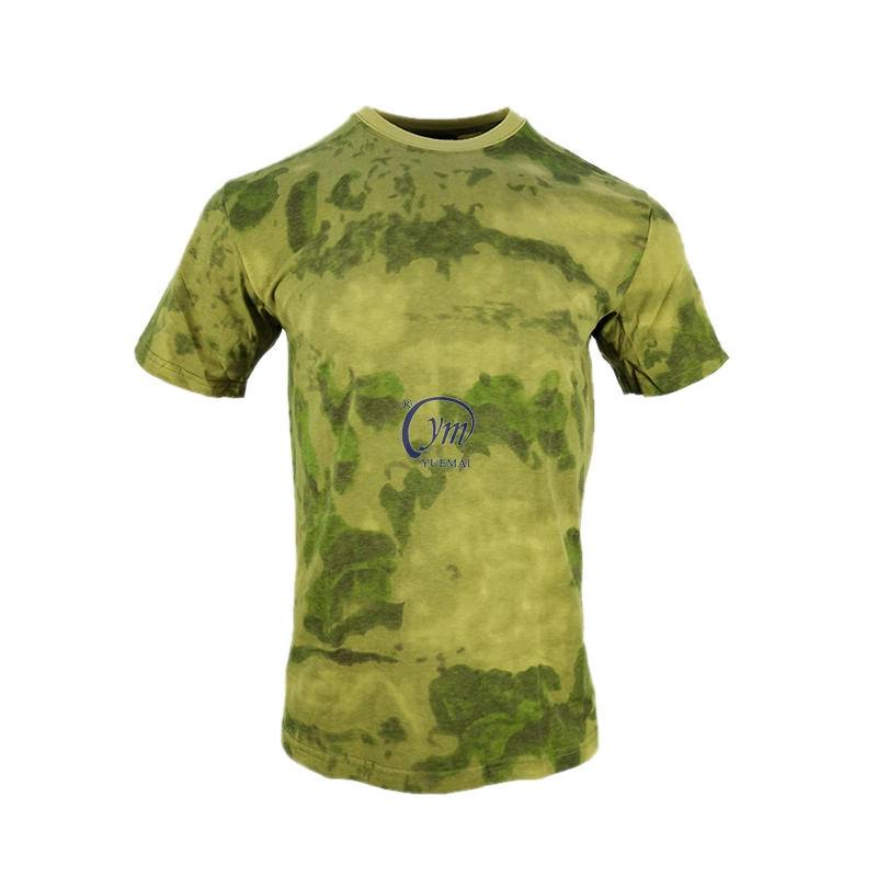 Yuemai maßgeschneiderte taktische Kleidung Sportbekleidung militärische T-Shirts Armee taktische Bequemes T-Shirt für den Außenbereich