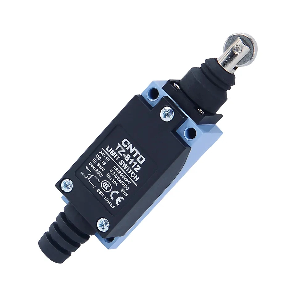 Interruptor de desplazamiento en miniatura de brazo giratorio ajustable de rodillo CNTD Tz-8108 Tz-8109 Interruptor de límite