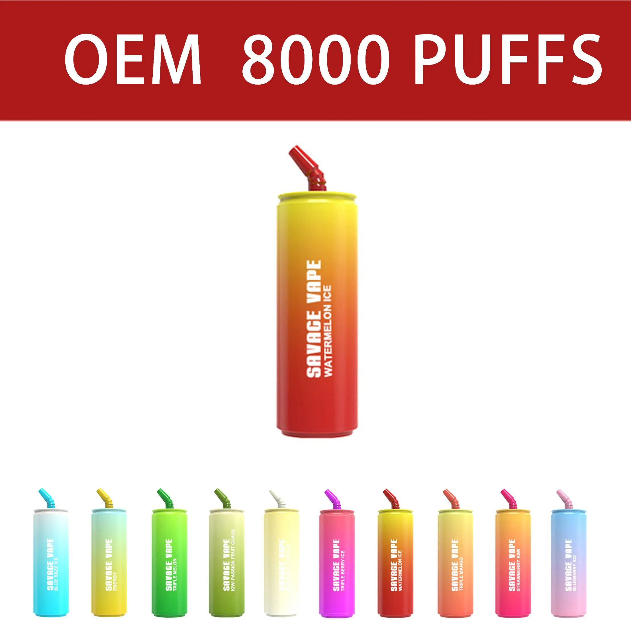 OEM 7K 7000 Puff Custom Vapers King Vape Disposable/Chargeable Electronic Cigarette