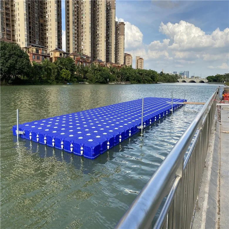 Wonderful Eco-Friendly HDPE Marine Dock Boat Floating Pontoon