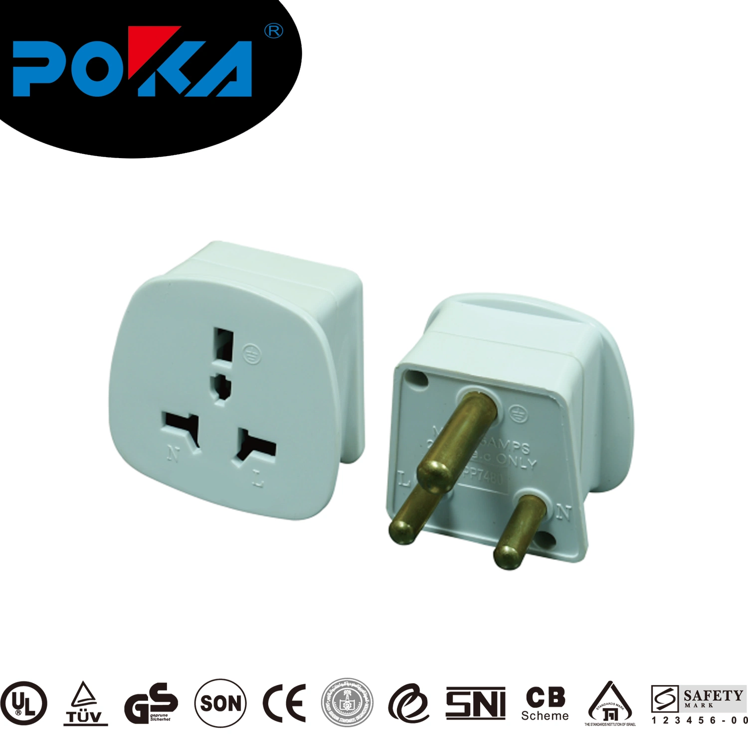 15A Sf Plug Adapter with UK & Muliti Socket Outlet