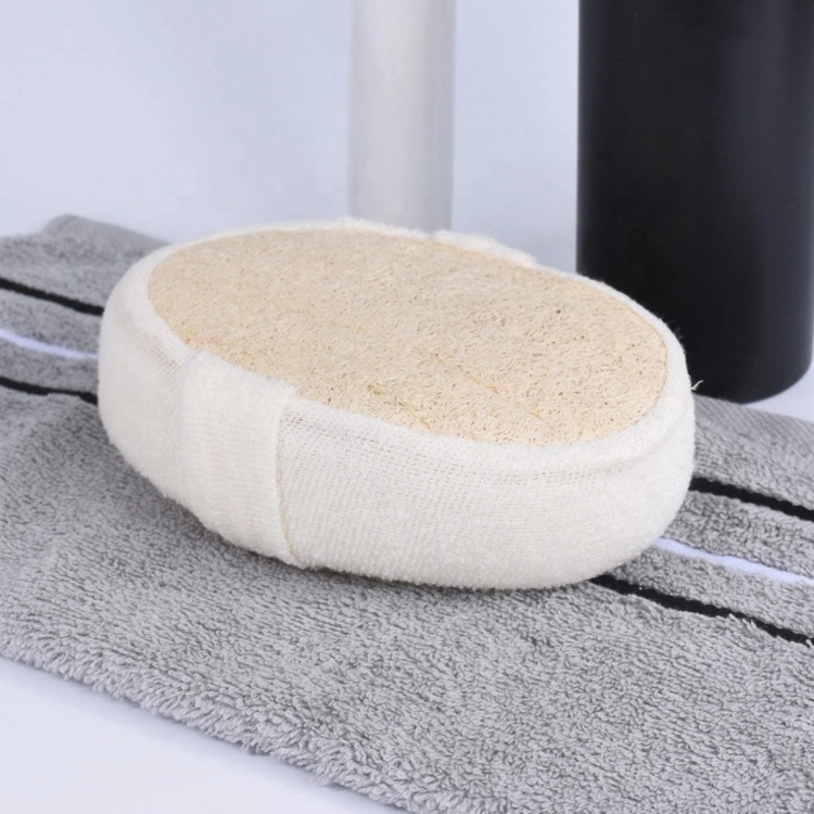 Natural Body Loofah Shower Wholesale/Supplier Loofah Mesh Bath Sponge for Men and Women
