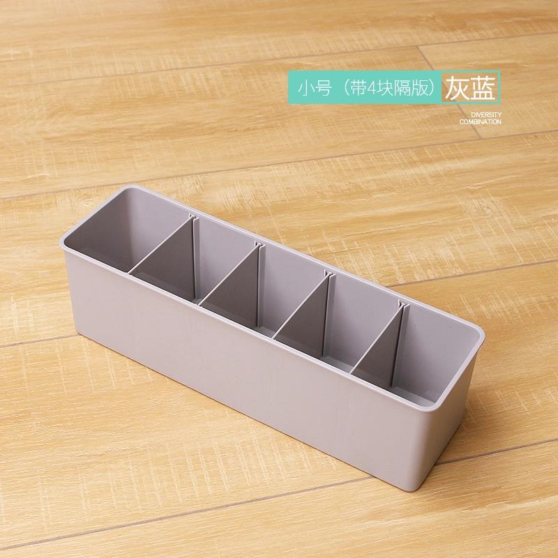Manufacturer Household Plastic Socks Compartment Storage Box Container