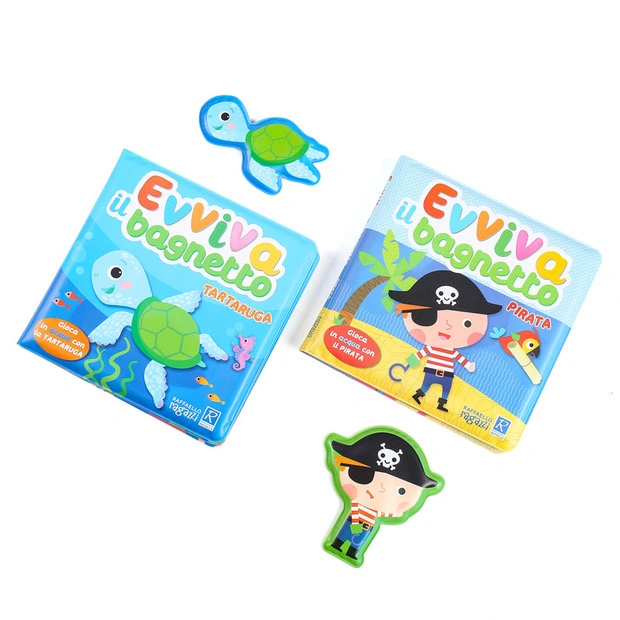 Eco-Friendly EVA Baby's Bath Book Custom Waterproof Baby Bath Book BPA Free Water Magic Bath Books