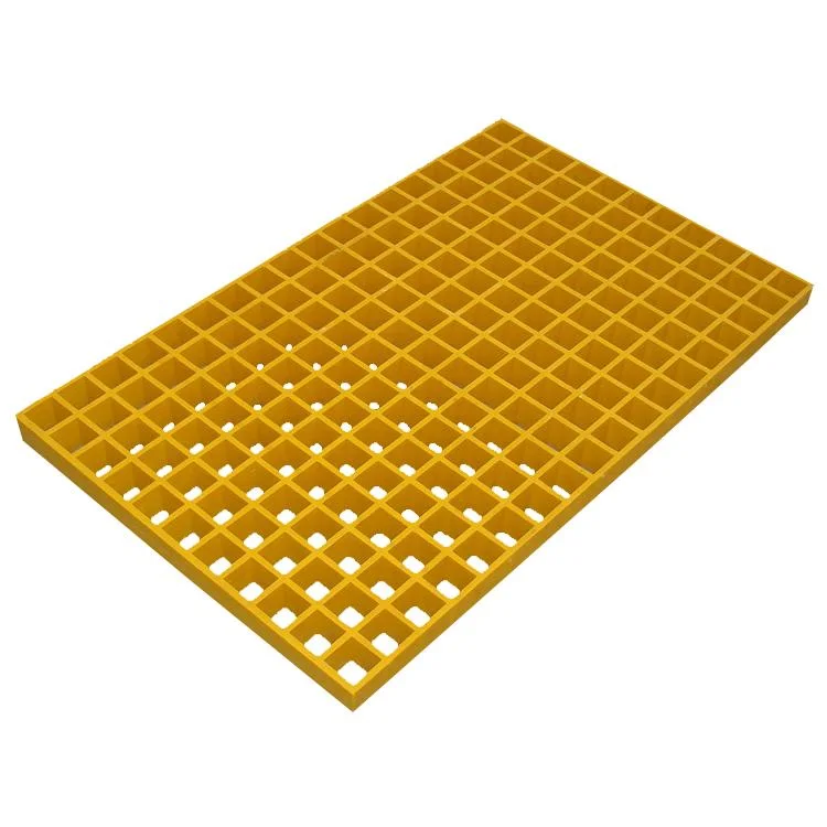 38*38*38 Roof Top Solar Fiberglass Plastic Molded FRP Grating Walkway