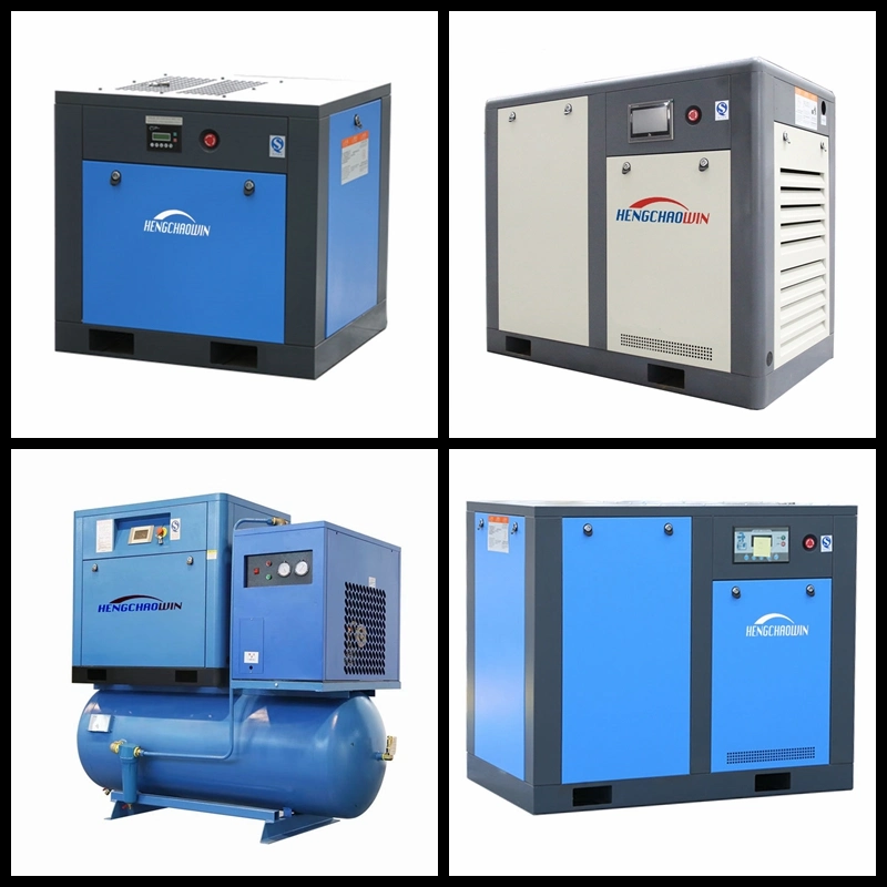 CE ISO Atlas Copco Technology Industrial AC Power Rotary Screw Air-Compressor with Dryer Air Tank and Filters