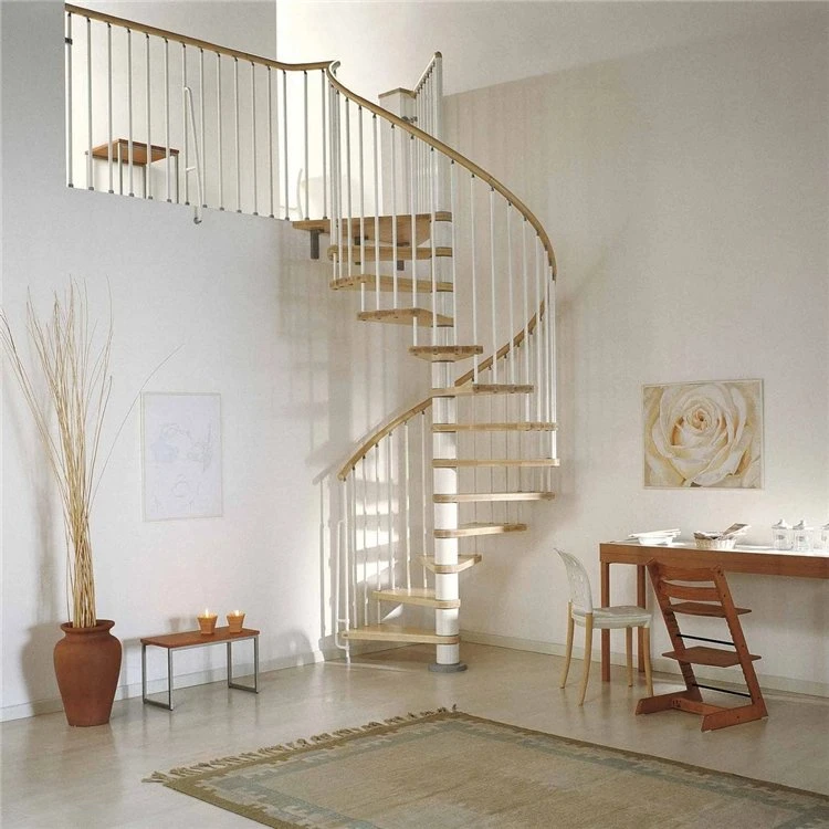 Home Floor Staircases Wooden Portable Stair Steps Lift Floating Wood Stair Treads Spiral Staircase Glass Staircase