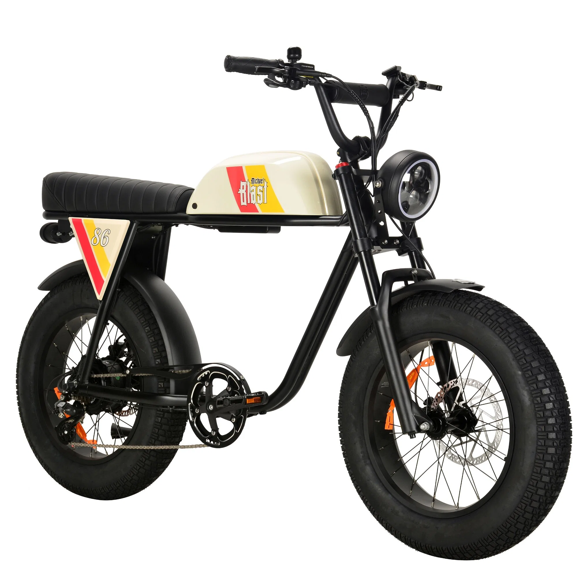 Fat Tire 750W Dual Battery Option Long Seat for 2 Persons Electric Mopped