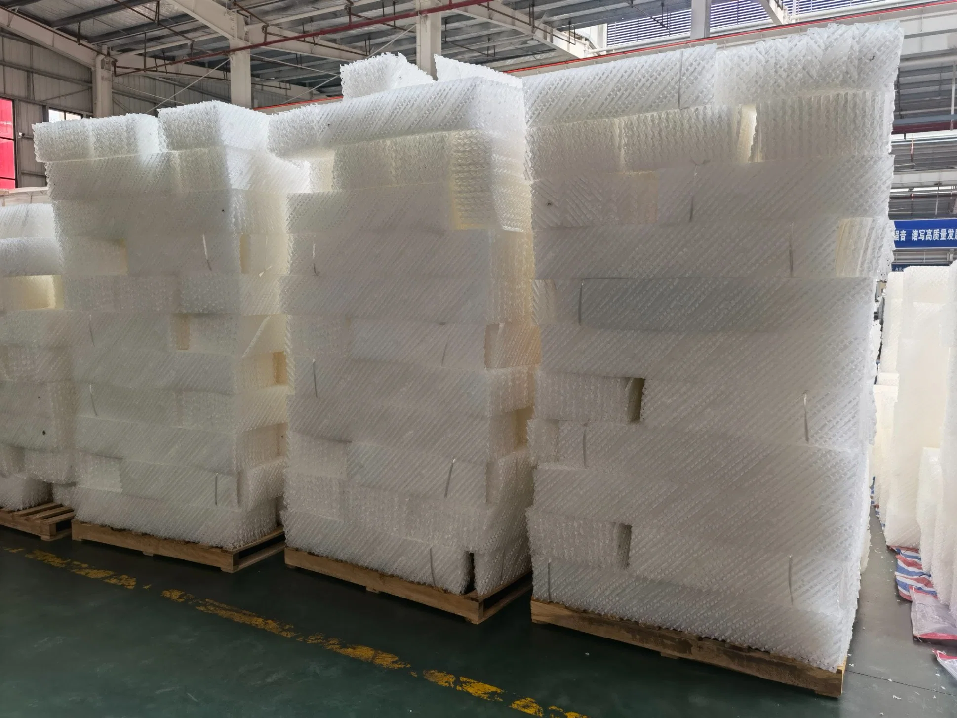 125y 250y 350y PP PVC PVDF PTFE Plastic Structured Packing with Low Pressure Drop