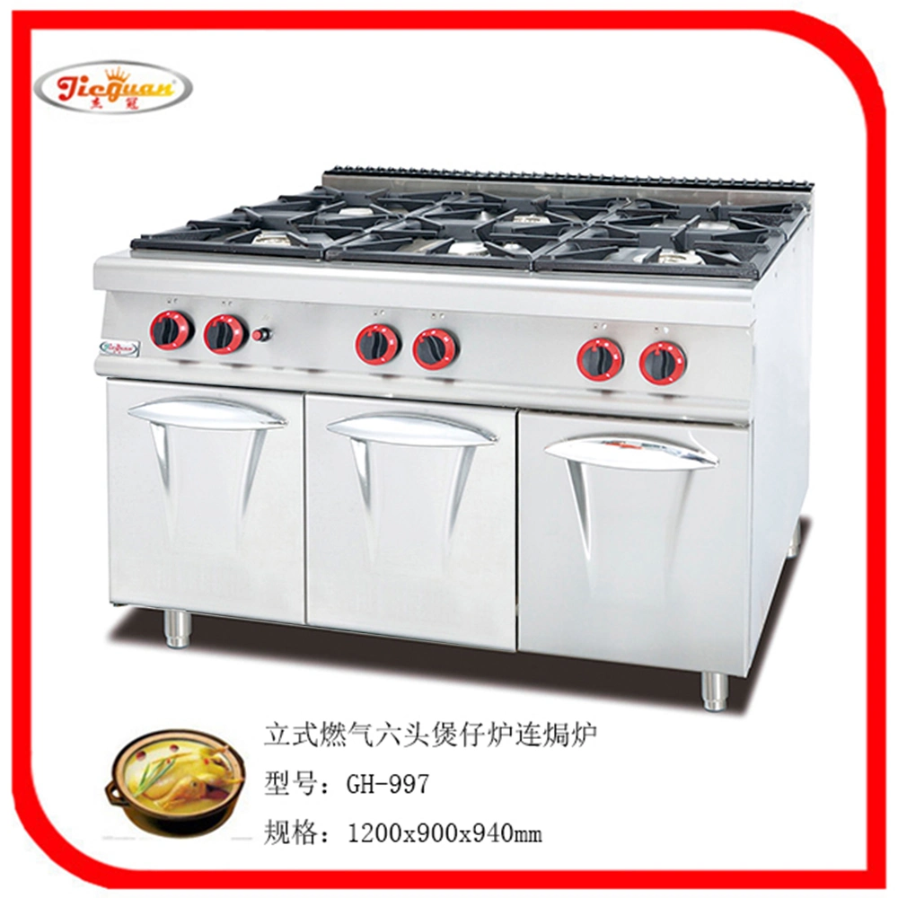 Gh-987AA hornillo de gas con horno quemador 8 &amp;2.