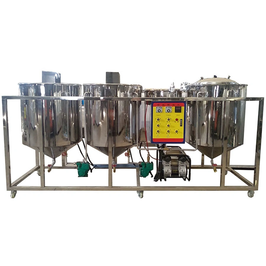 Professional Design Full Production Line Crude Red Palm Oil Refining Machine