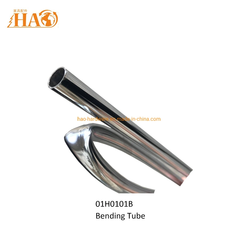 Chrome Plated Steel Tube Wardrobe Round Oval Bending Pipe