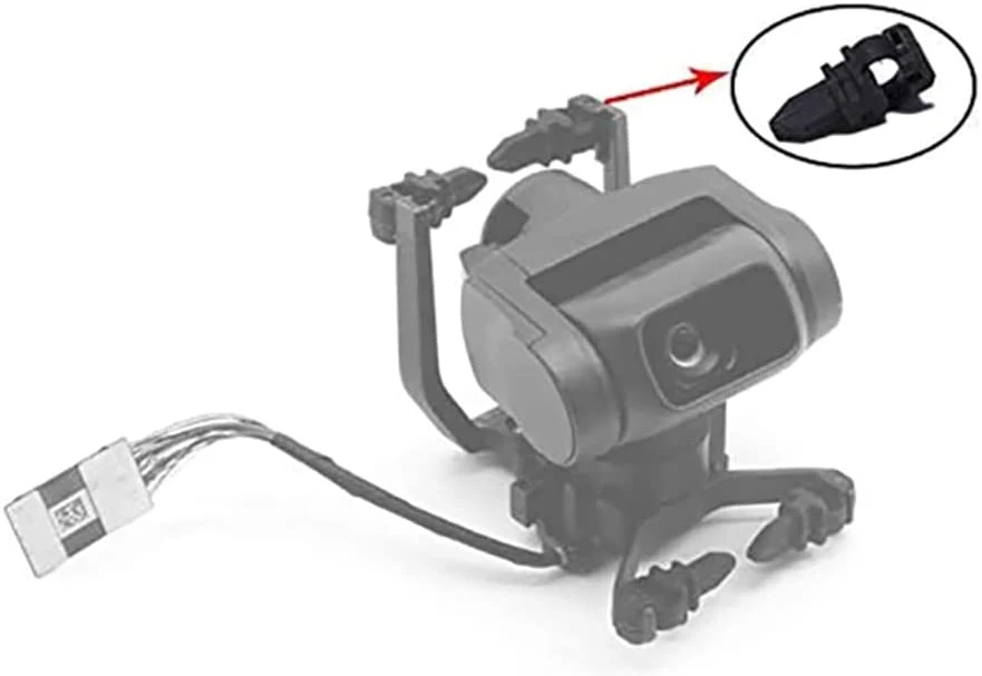 مصنعو المعدات الأصلية (OEM) الصدمات الامتزاز الكرة المطاط gimbal لـ DJI Mavic Mini/Mini 2 قطع غيار إصلاح الوسادة التي بها مانع للدم بالكاميرا