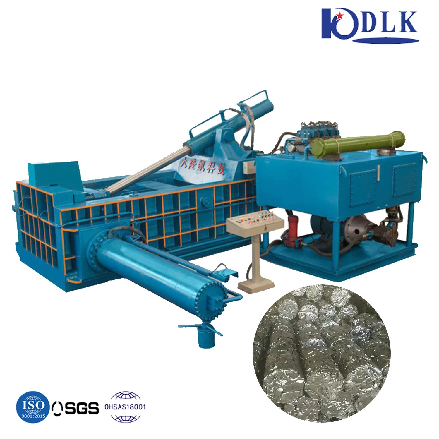 Y81f-160 Iron Aluminum Copper Wire Recycling Equipment Pressing Bales