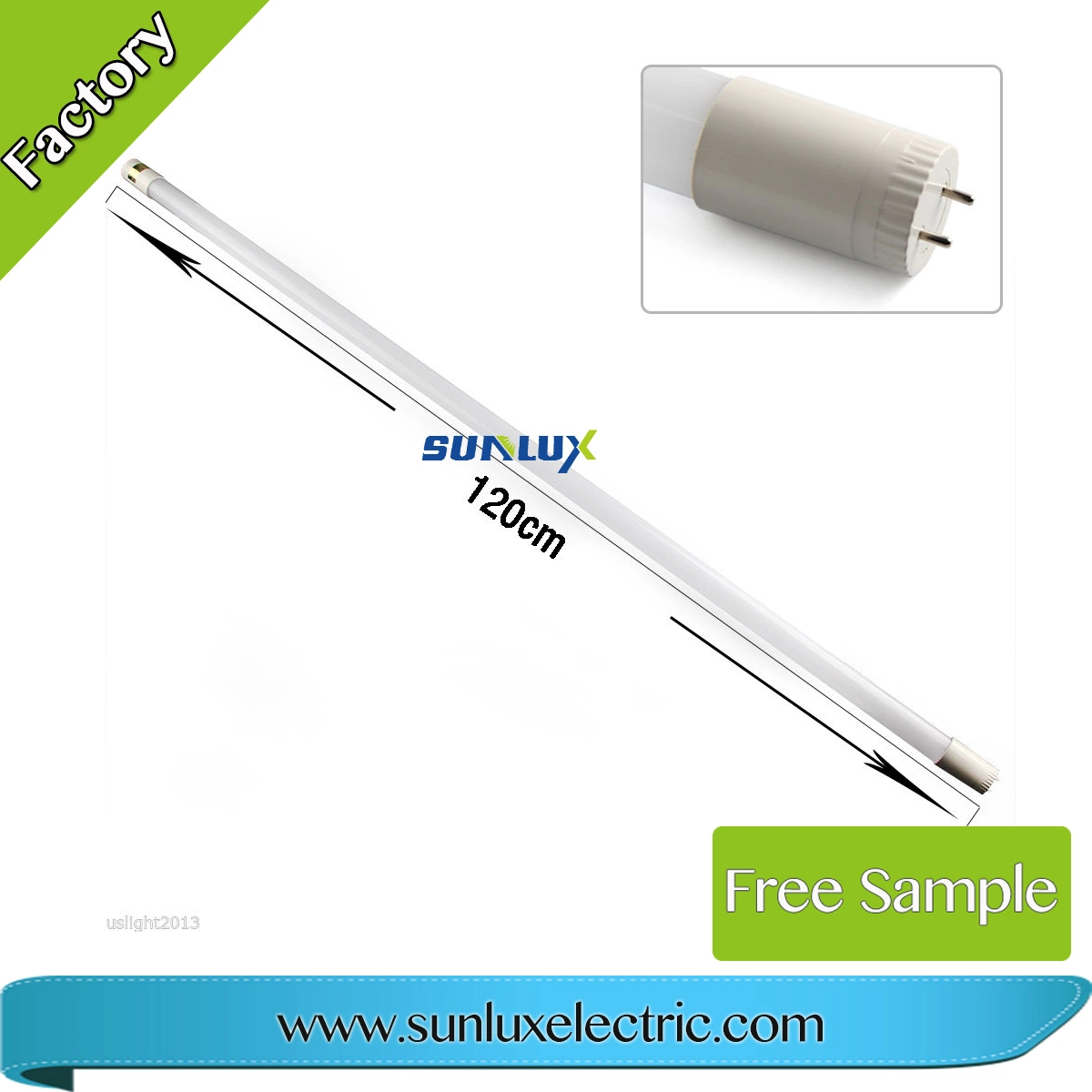 High Lumen Fluorescent 6500K 15W 18W 24W T8 LED Tube Light