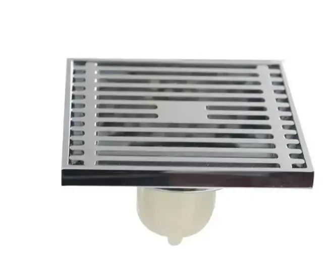 Hot Sale Ss201 Material Square Rectangular Cover Bath Board Bathroom Floor Drain