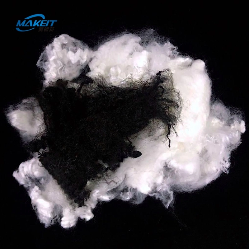 Schwarz Low Melt Polyester Staple Fiber LMF in Low Price