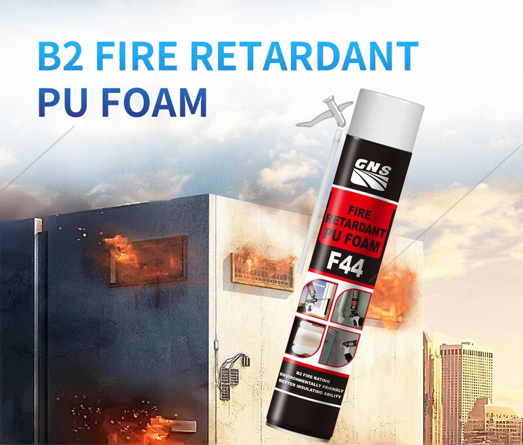 B2 Fireproof Foam Fire Rated Fire Retardant Construction PU Foam