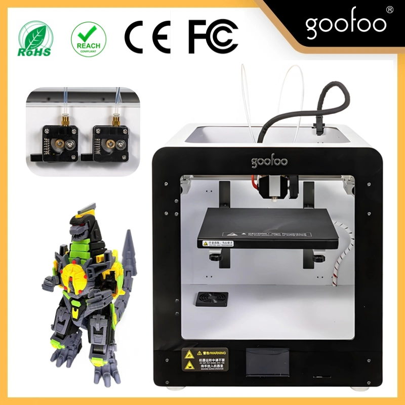 Multi Color 3D Printer with 1.75mm PLA Filament for 3D Printing Machine