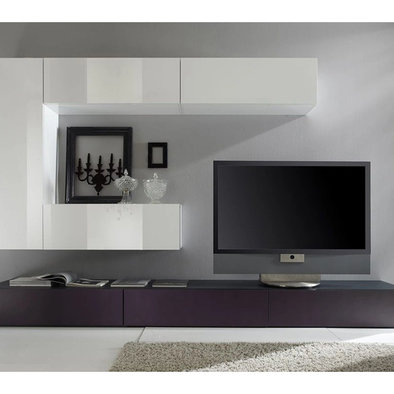 2023 Nuevo Modelo de Gabinete de TV con Showcase Living Room TV Soportes Muebles