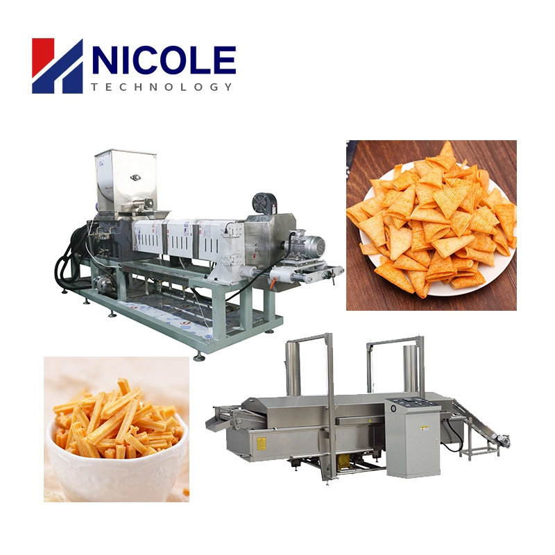 High quality/High cost performance  Fried Salad Sticks Extruder Bugles Chips Processing Machine