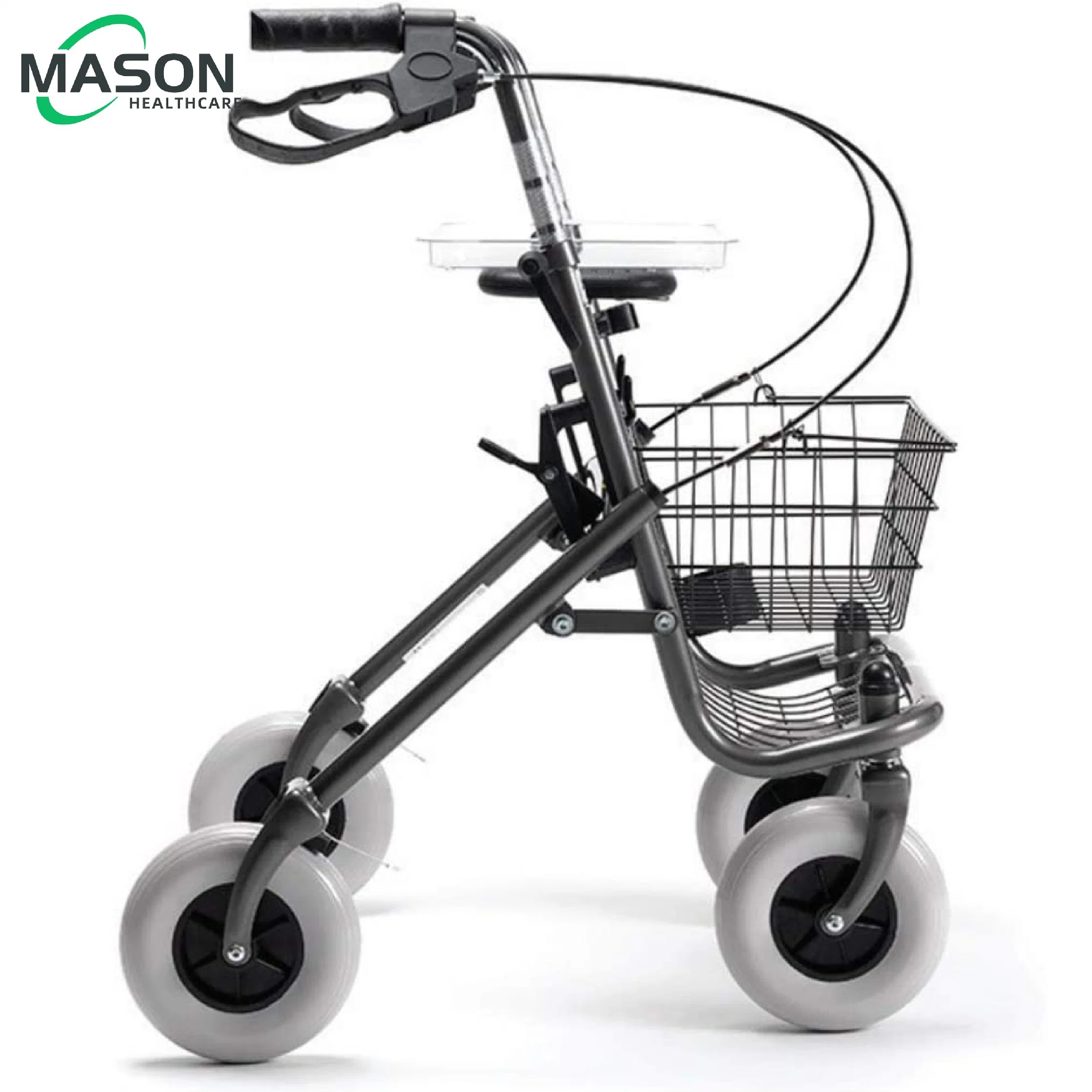 Mobility Equipment Etter High-Quality Steel Forearm Rollator Shopping Cart Disabled Scooter Walker