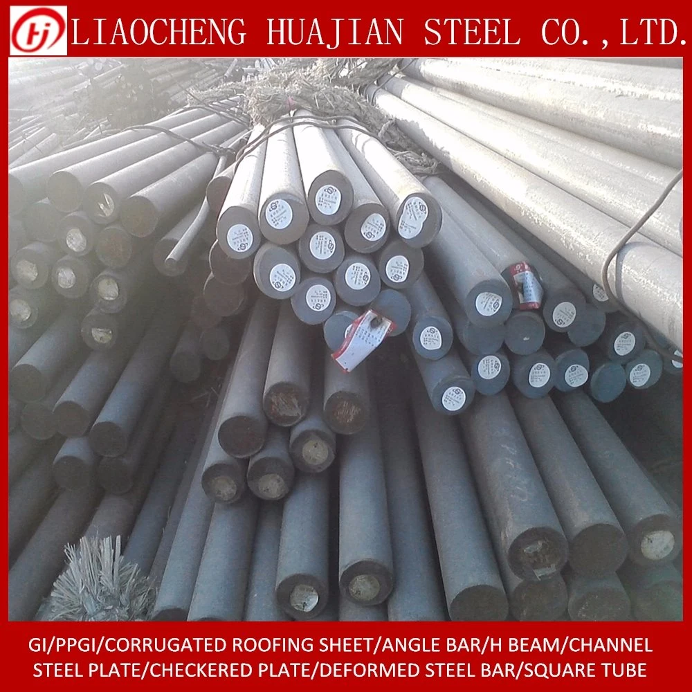 40cr Ck45 16mn Hot Rolled Carbon Steel Round Bars Forged Iron Bar