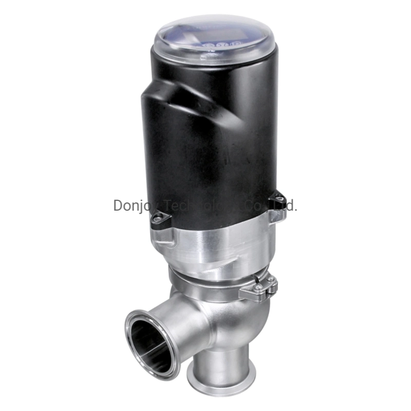 FDA Stainless Steel Divert Seat Valve with Stainless Steel Actuator