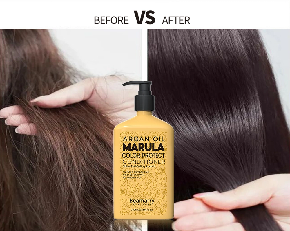 Beamarry Hair Products OEM ODM Services Professional Hair Care Argan Oil Marula Color Protect Conditioner for Colored Hair