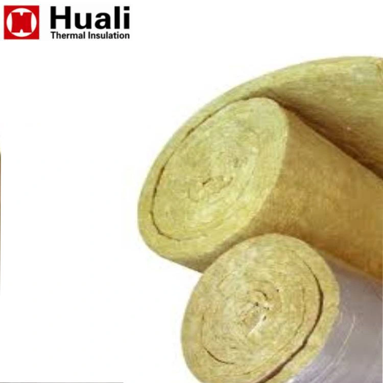 Thermal Heat Insulation Fireproof Material Rock Wool Blanket Mineral Wool Felt with Aluminium Foil