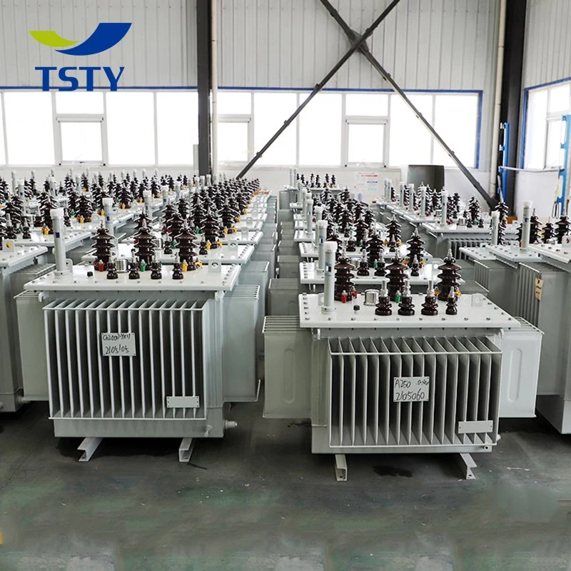 Manufacturer Custom 20 30 40 75 100 170 200 250 kVA 11 / 0.4 Kv 3 Phase Variable High Voltage Stepdown Oil Immersed Power Distribution Transformer for Sale