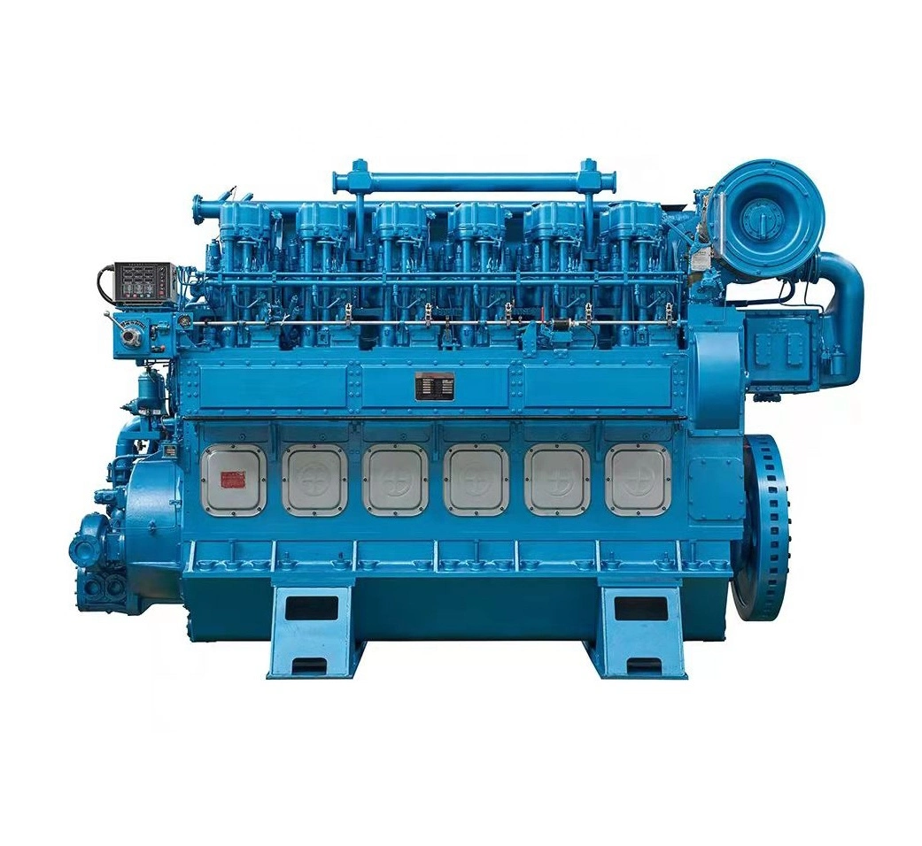 4 Stroke 12 Cylinder 1100kw Water-Cooled Wudong Diesel Engine (WD360TAD110)