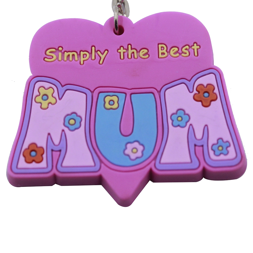 Promotional Activities Wholesale/Supplier Fashion Quality 3D Soft Animation PVC Leather Keychain