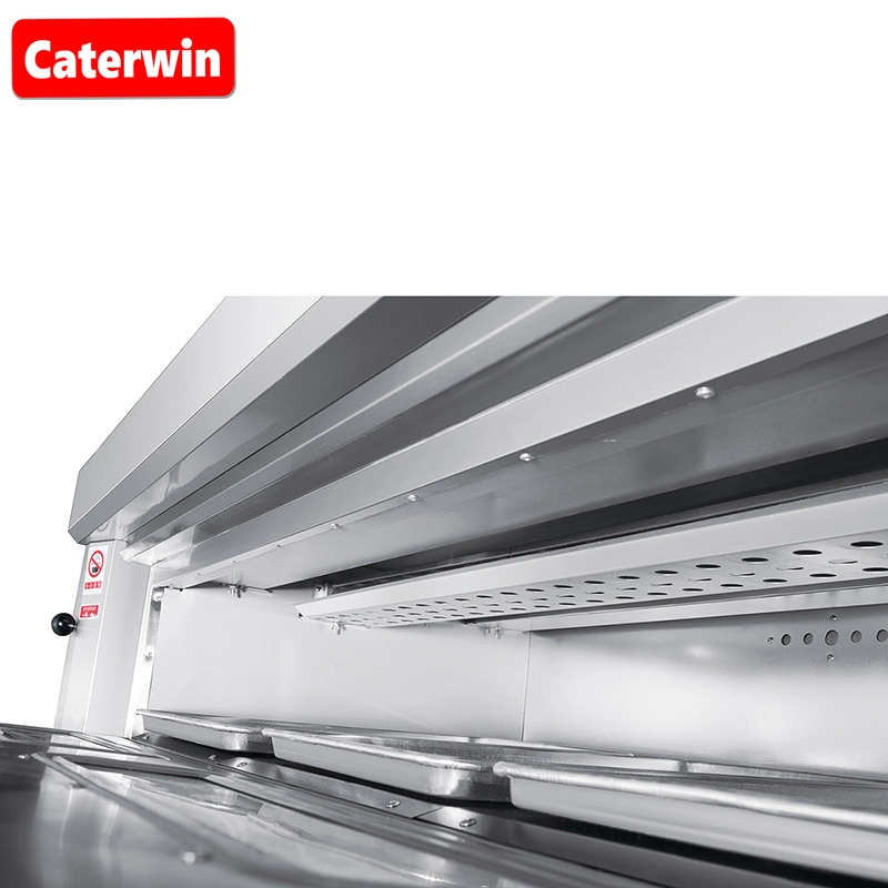 El equipo de panadería Caterwin máquina comercial de alimentos el gas de horno de pizza 1 Cubierta 2 Bandeja del horno de cocción de pan