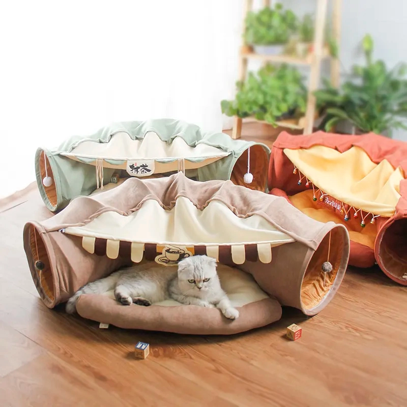 Wholesale/Supplier of Pet Supplies Cat Tunnel Bed Pet Interactive Toy