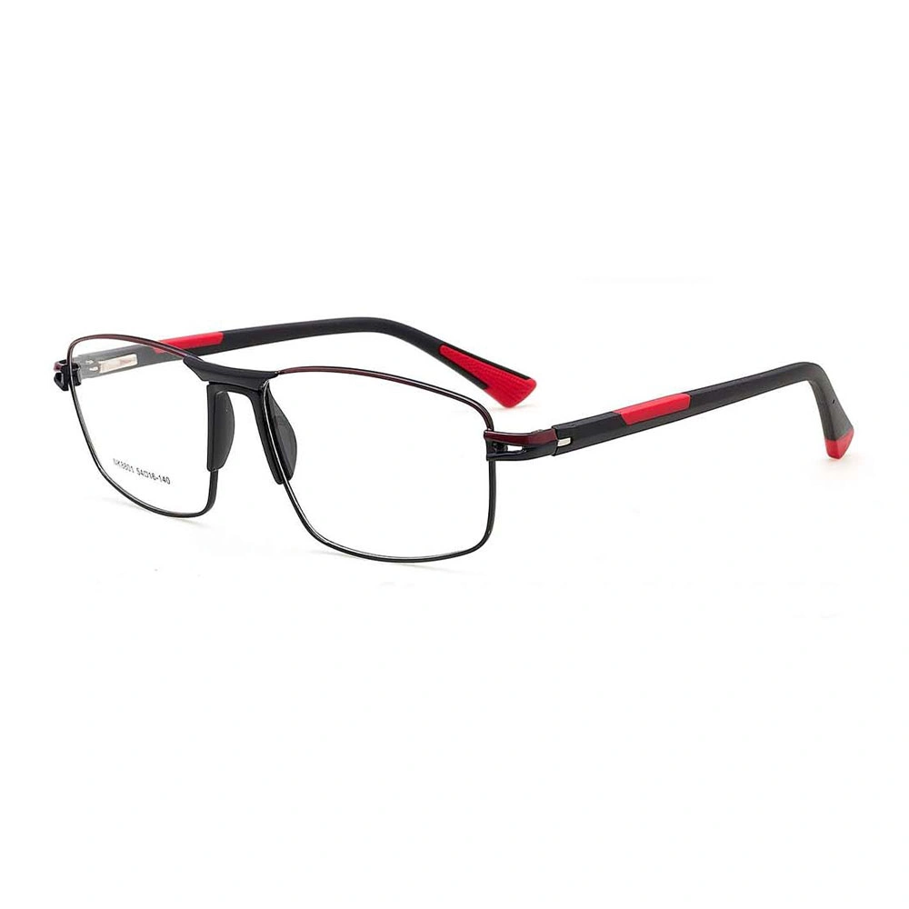 Gd Neues Design Classic Metal &amp; Tr Tempo Sport Optischer Rahmen Klare Gläser Unisex Optische Gläser