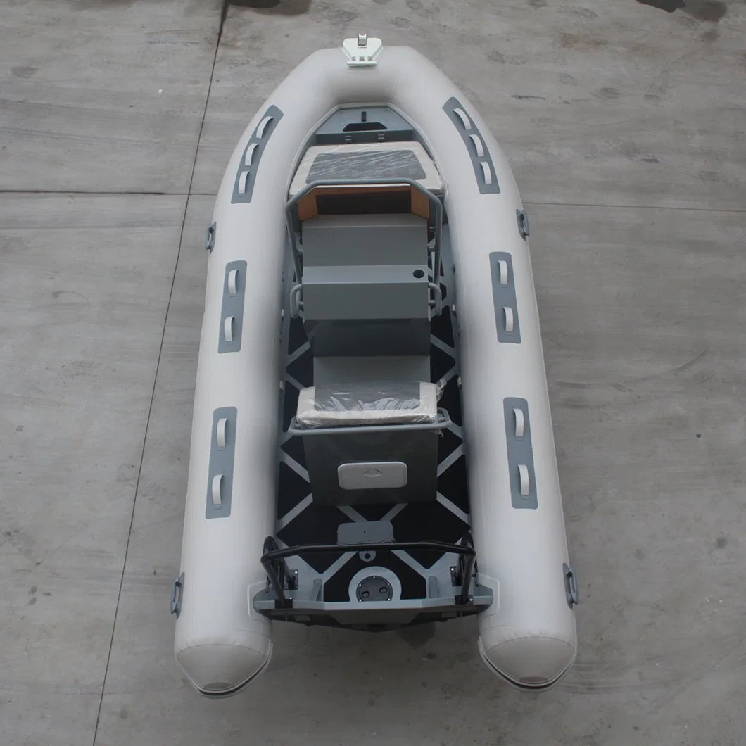 Patrulla militar Hypalon costilla de aluminio botes inflables en la gran calidad
