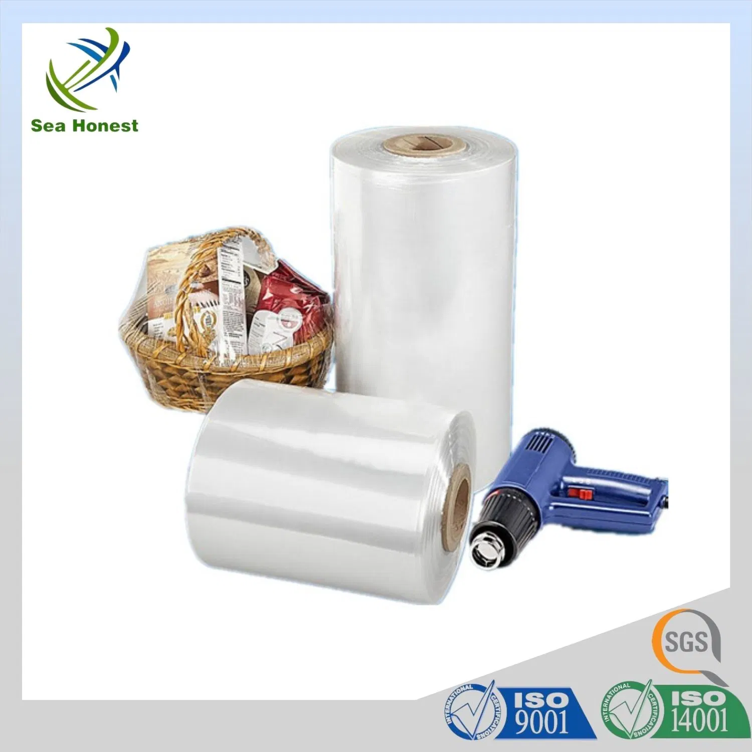 Original Factory POF Shrink Film with Thickness 10-30micron for Label Use