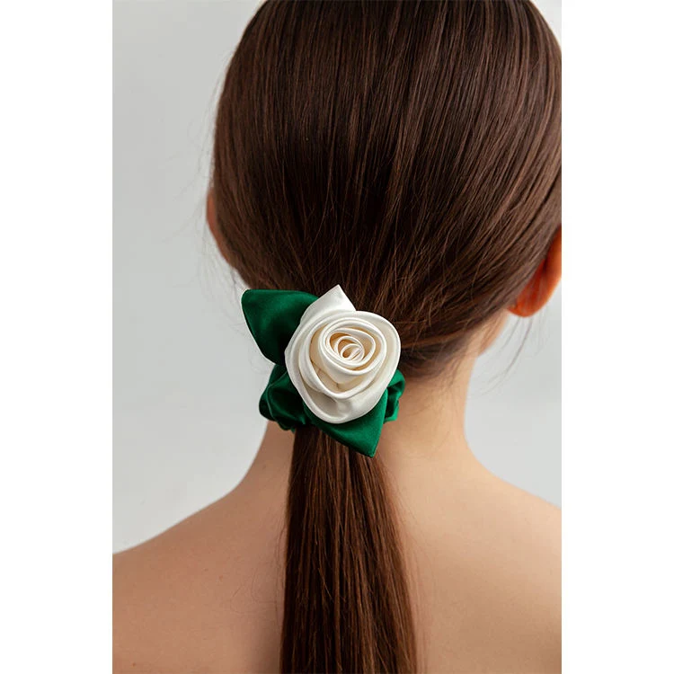 Hot Selling 110%Silk Scrunchies Protect Beauty Hair for Girls