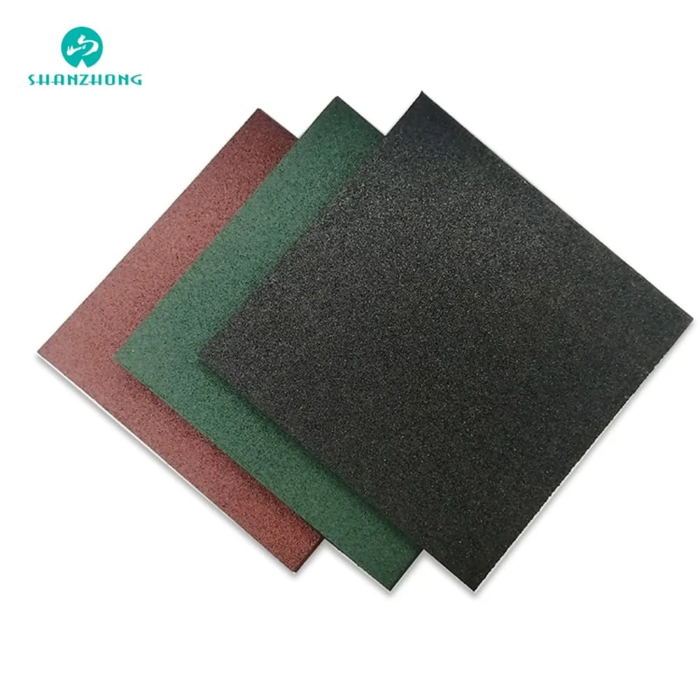 Anti-Skid Rubber Flooring Mat for Indoor or Outdoor Fitness Amusement Place Good Protection