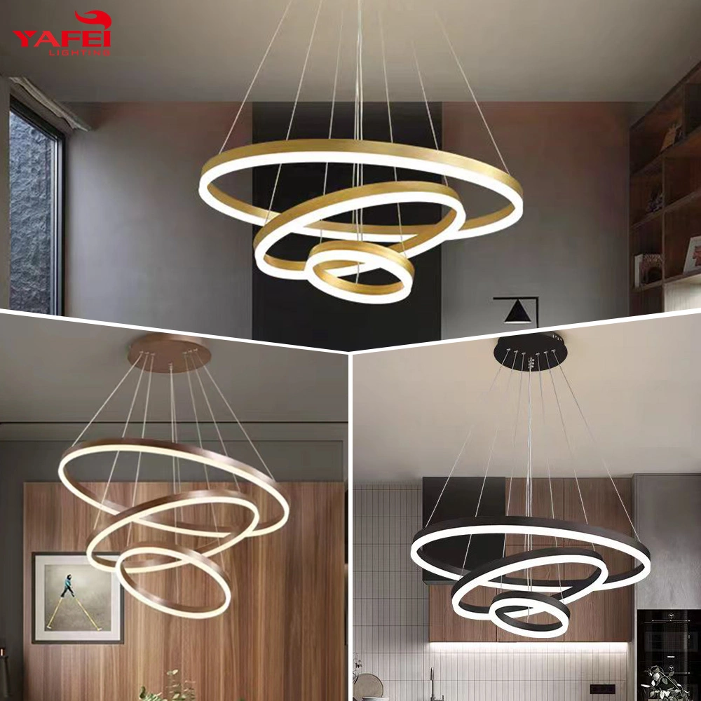 American Country Modern Industrial Style Living Room Holder LED Pendant Light Chandelier