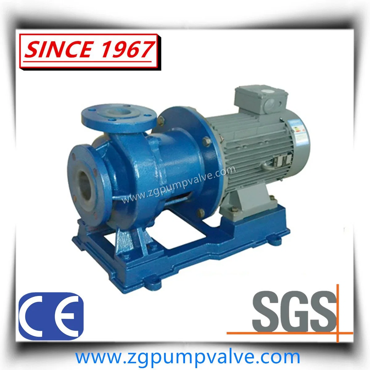 PTFE, F46, PFA Lined Centrifugal Pump, PFA Lining Industrial Chemical Pump