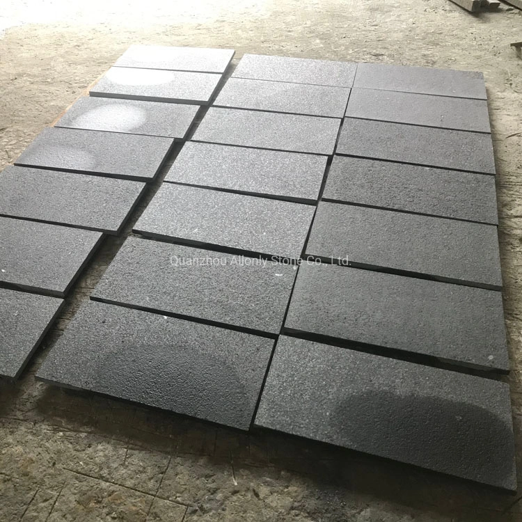 Supplier of Quartz/Marble/ Granite Flamed Natural Basalt Lava China G684 Black Pearl Granite Stone for Outdoor Paving Tile swimming Pool Copping Cobblestone