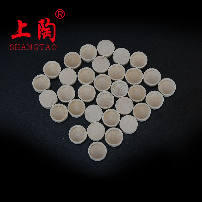 Good Quality High Purity MGO Magnesia Melting Ceramic Crucible with Flat Base