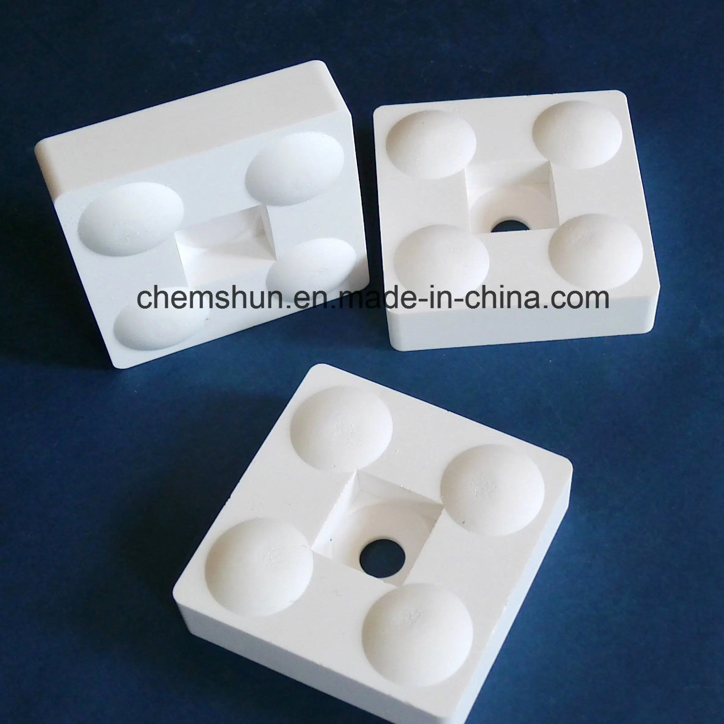 Alumina Ceramic Industry Linings with Hole for Combustion System