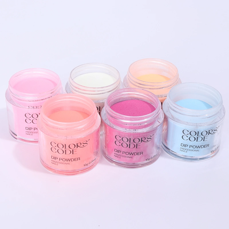 Glow Nail Powders gradient Iridescent Nail Glowers Supplies for Nail Poudre à trempette de polissage à gel Art