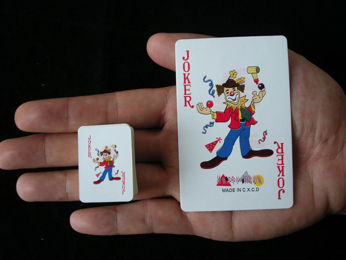 Mini Size Custom Design Promotional Poker Paper Playing Cards