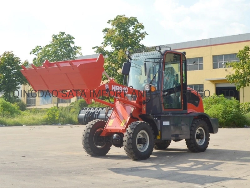 China Farm Machinery 0.8ton Small Loader Front End Wheel Loader